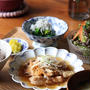 鶏肉の野菜あんかけ定食。