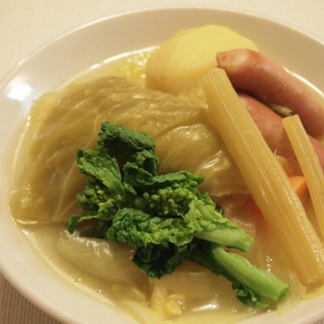 菜の花とウコンのポトフ By Sachi いちご さん レシピブログ 料理ブログのレシピ満載
