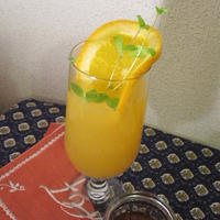 茶葉&オレンジフルブラのオレンジサイダー♪