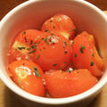 きのうのおつまみ　　蒸しトマト