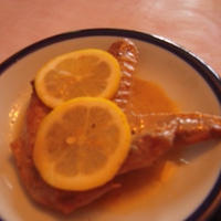 鶏の手羽先のレモン煮