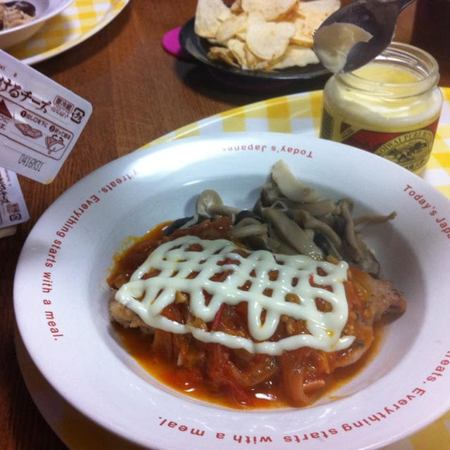 キノコのバターソテー