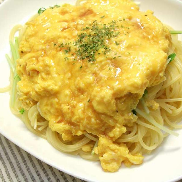 とろとろオムパスタ