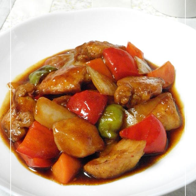 バルサミコ酢で酢鶏風 By りもにうむさん レシピブログ 料理ブログのレシピ満載