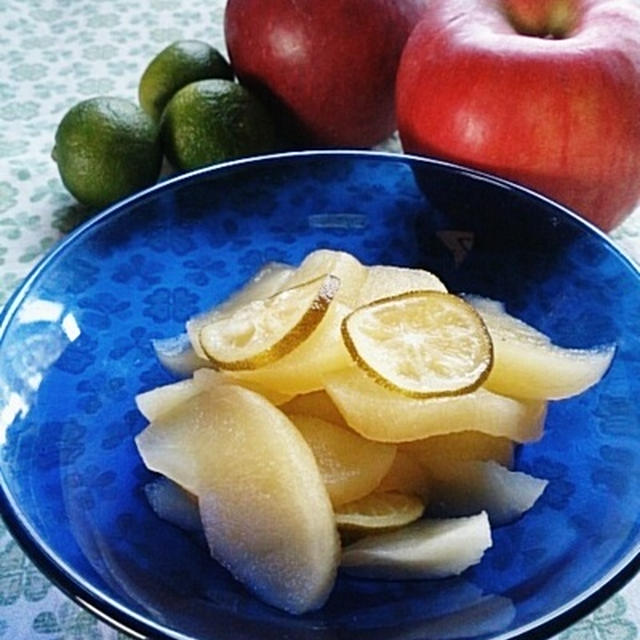 すだち風味ホットリンゴ By さちさん レシピブログ 料理ブログのレシピ満載