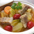 豚バラ肉と冬瓜の辛スープ
