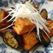 なすと厚揚げのさっぱり焼きびたし