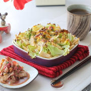 林檎・わけぎ・春きゃべつのパングラタン☆