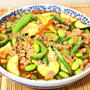 目にも栄養♪グリーンな夏野菜のマーボー春雨