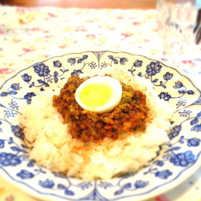 豆とひき肉のことことコラーゲンカレー