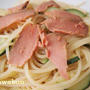 マグロのボッタルガで贅沢パスタ