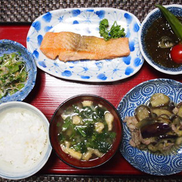 ご飯をたっぷり炊いて和ご飯定食