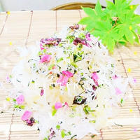 しば漬けジャコonオニオンスライス