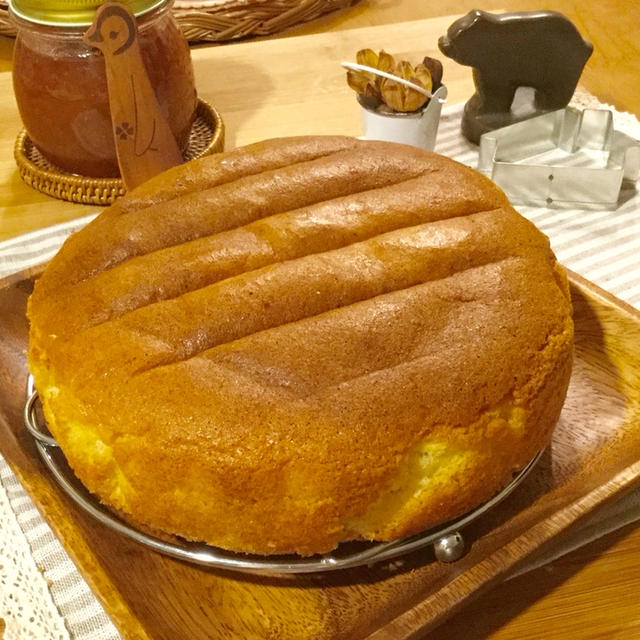 米粉deふわんふわんなスポンジケーキ 18センチ型 By Naoguriさん レシピブログ 料理ブログのレシピ満載
