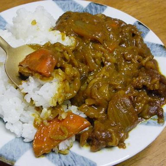 ちょっと変化球なバーモンドカレー