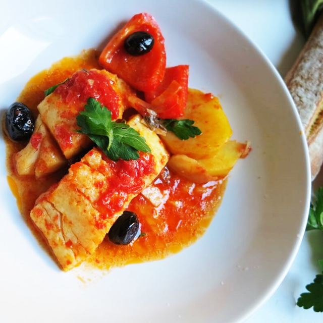 【イタリアで塩鱈はこう食べる！】バカラ（塩タラ）のトマトソース煮