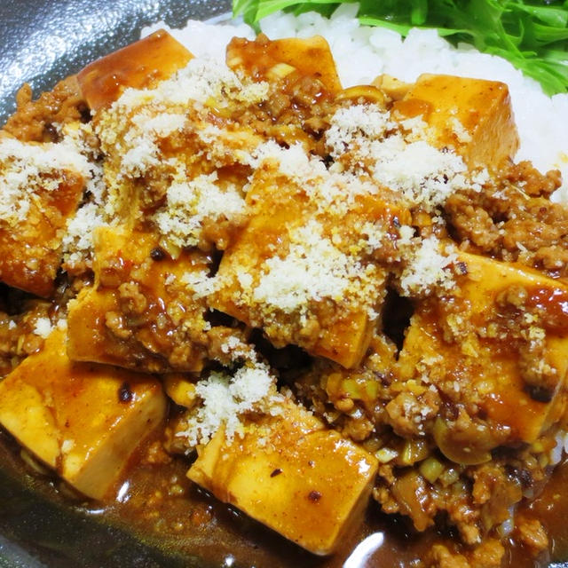 麻婆豆腐カレー＜簡単、超速、中華と洋食のコラボ＞