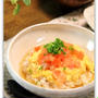 ふわふわのトマ玉あんかけ丼*かけトマレシピ