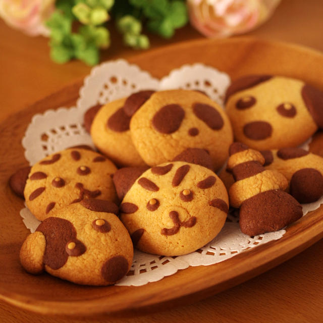 ホットケーキミックス Hm でつくる 超簡単2色のデコクッキー ココア プレーン By めろんぱんママさん レシピブログ 料理ブログのレシピ満載