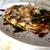 豆腐とアマランサスのお好み焼き風オムレツ。
