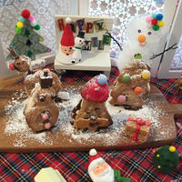 クリスマスの飾りとブッセでクリスマス♡と次男君の授業参観♪