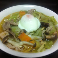もりもり野菜のピリ辛塩ラーメン