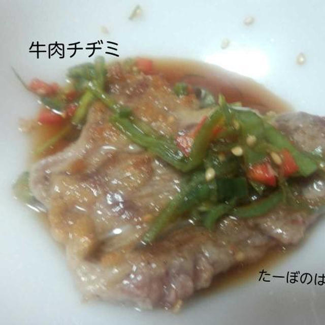 牛肉チヂミ