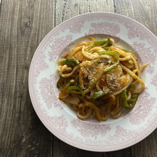 うどんナポリタン