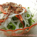 ●カリカリベーコンと新玉葱・水菜のサラダ♪レッドペパードレッシングで☆ by kumakichiさん