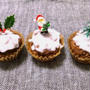 チョコのクリスマス・カップケーキ