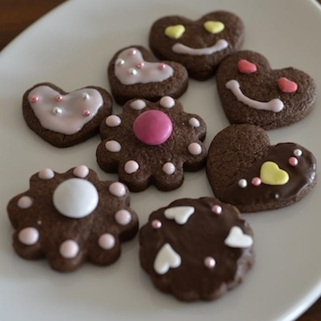 デコレーションココアクッキー By よーちんママさん レシピブログ 料理ブログのレシピ満載