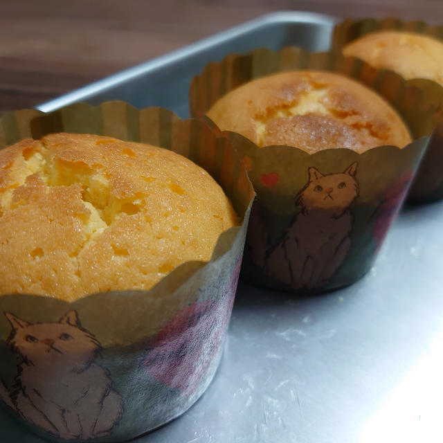 基本のプレーンパウンドケーキ マフィンカップver By カナールさん レシピブログ 料理ブログのレシピ満載