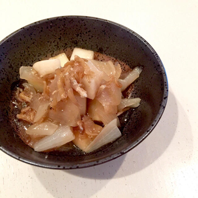大根・玉葱・雑魚サラダ