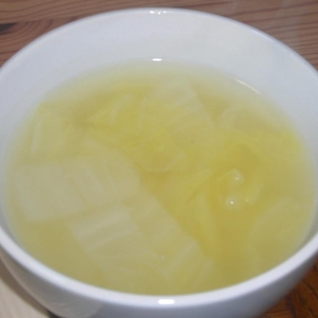 白菜の塩スープ