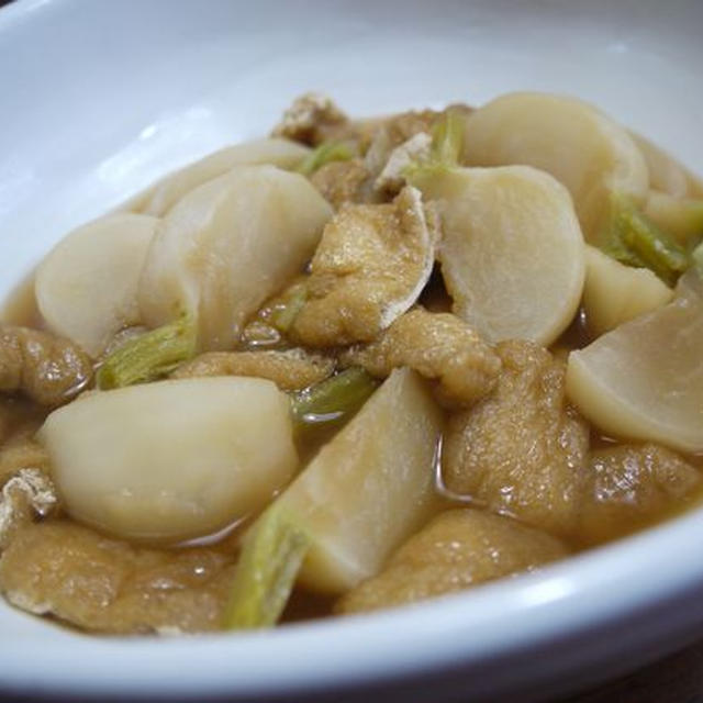 簡単！かぶと油揚げの煮物♪