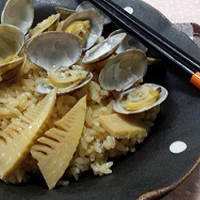 炊飯器で簡単!あさりとたけのこの炊き込みごはん