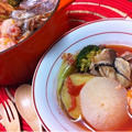 牡蠣と野菜のホクホクトマト鍋