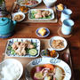 鶏肉の竜田揚げ と 白菜の和風ポトフ。