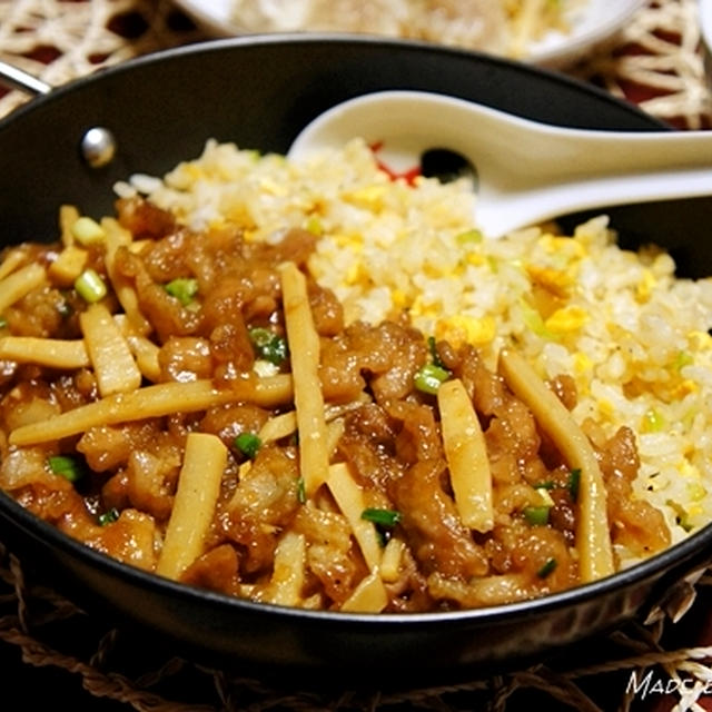 うまソースde肉あんかけチャーハン