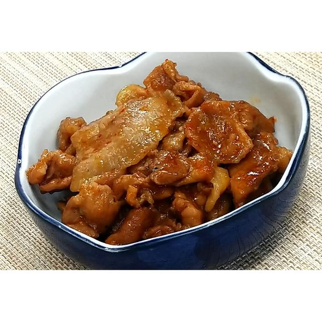 お酒に合う焼肉を作りました♪豚肉のピリ辛焼肉★