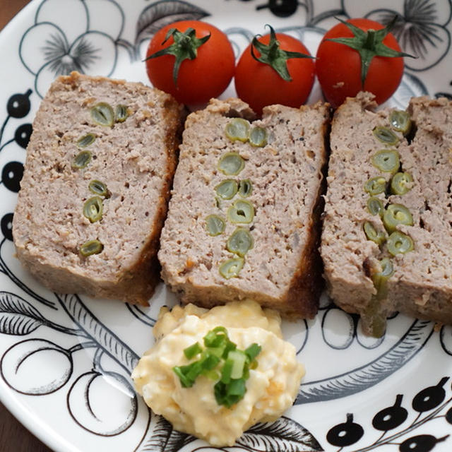 和風ミートローフ(レシピ)＆試験中のおうちごはん