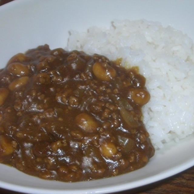 大豆のキーマーカレー