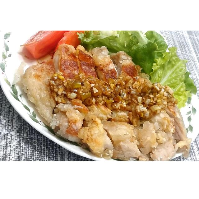 衣がカリッと！お肉やわらか！ユーリンチー★油淋鶏★