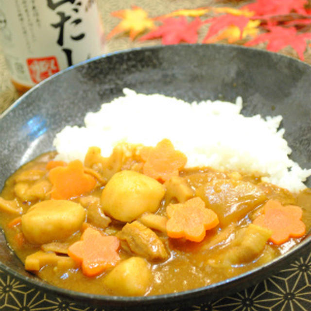 白だし 根菜 和風カレー ☆