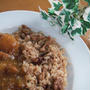 絶品。。♪カレーに良く合う☆くるみご飯のカレーライス☆