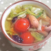 簡単レタスのスープ