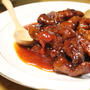 トマト入り黒酢酢豚