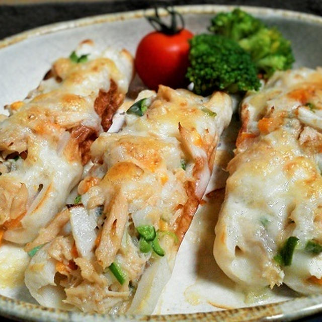 ちくわシーチキンチーズ焼き By K T A Kao さん レシピブログ 料理ブログのレシピ満載