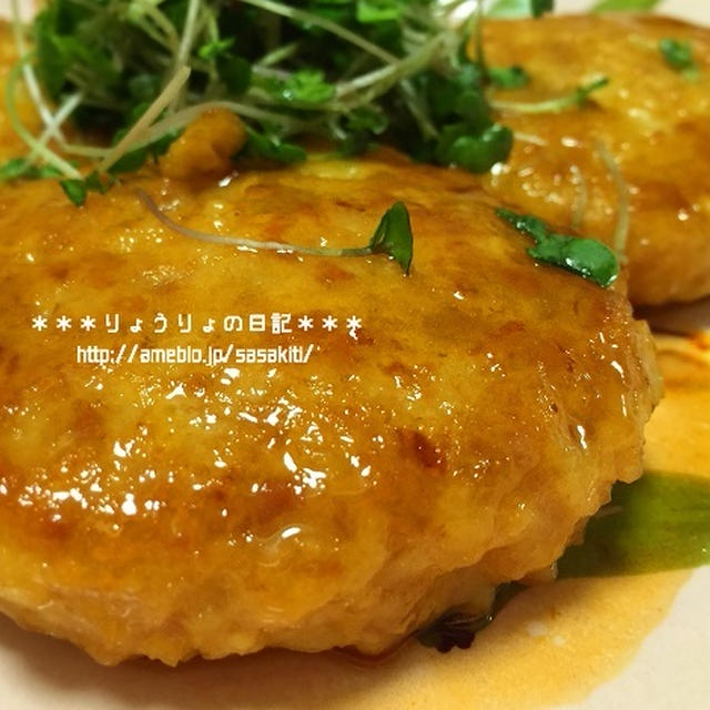 *【recipe】長芋入りつくねの照り焼き*