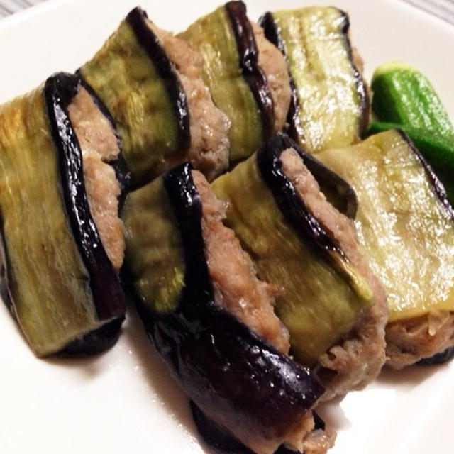 なすのひき肉はさみ焼き By やちゅぴちゅの台所さん レシピブログ 料理ブログのレシピ満載